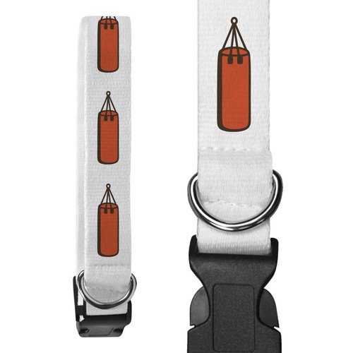 Punching bag dog collars - 'punching,