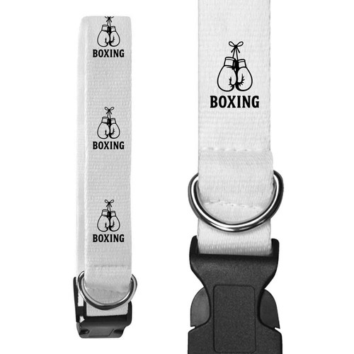 Boxing gloves dog collars - 'boxing, gloves'