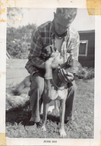 1958 man holding - 1958,