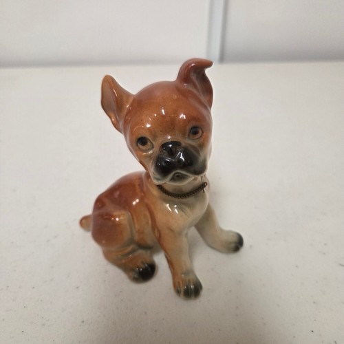 Vintage boxer dog figurine - boxer,