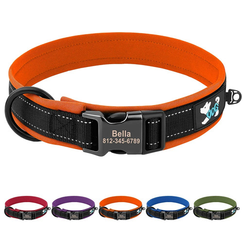 Dog collar reflective dogs - collar,