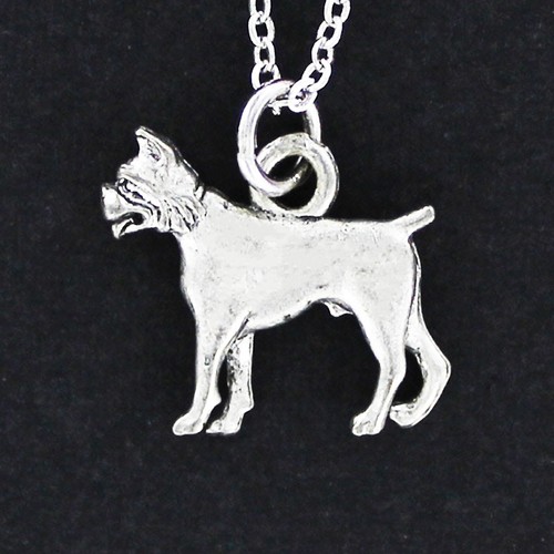 Boxer dog necklace - boxer, or
