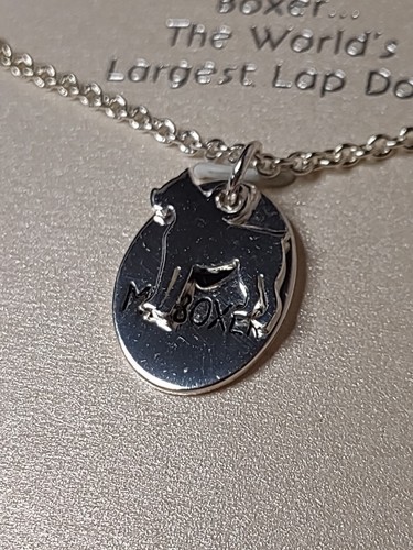 Silver plated boxer puppy - boxer,