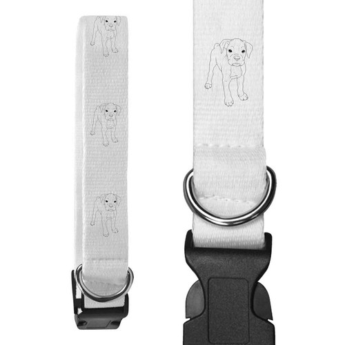 Cute boxer puppy dog collars - boxer,